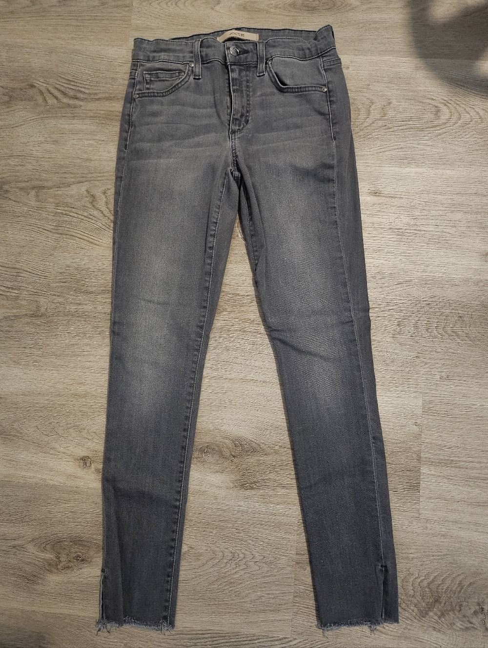 Joe Jeans. Skinny Gray Women's Ankle Jeans With Slit Ankle